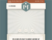 Tablet Screenshot of marblemachine.org